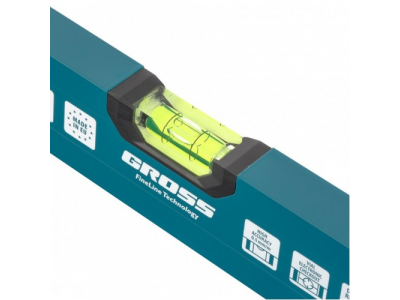 Уровень алюминиевый, 600 мм, 2 глазка, HanD Werker Gross