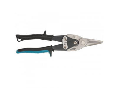 Ножницы по металлу "PIRANHA",250мм,прямой рез,сталь-CrMo,двухкомп.рукоятки// GROSS