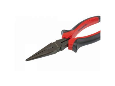 Длинногубцы Black Nickel, 180 мм, прямые, двухкомпонентные рукоятки// MATRIX