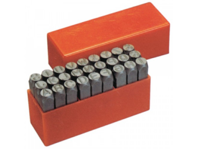 Клейма буквенные 6мм CrMo латиница набор.