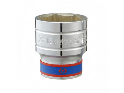 Головка торцевая стандартная шестигранная 1/2", 19 мм, KING TONY