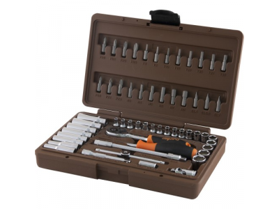Универсальный набор инструмента 1/4" DR, 57 предметов, Ombra OMT57S от OMBRA Универсальный набор инструмента 1/4" DR, 57 предметов, Ombra OMT57S