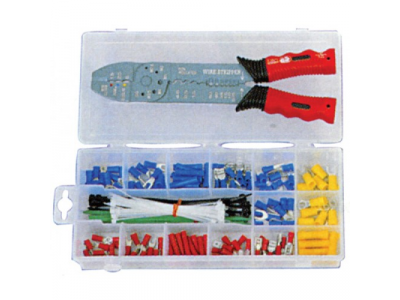 Набор для обжимки с клещами и клеммами 201пр от LICOTA Набор для обжимки с клещами и клеммами 201пр