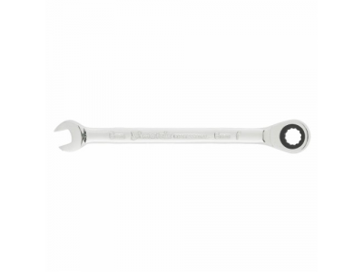 Ключ комбинированный трещоточный, 8мм, CrV, зеркальный хром// MATRIX PROFESSIONAL